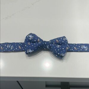 Vineyard Vines Kids Blue Bow Tie with Nautical Motif